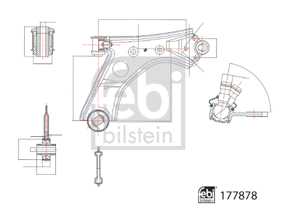 Febi Bilstein Draagarm 177878
