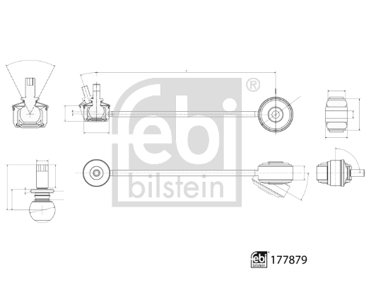 Febi Bilstein Stabilisatorstang 177879