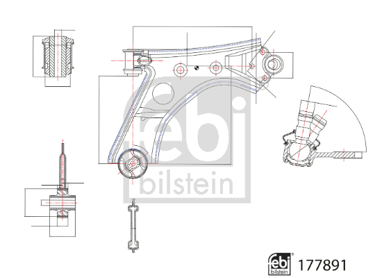 Febi Bilstein Draagarm 177891