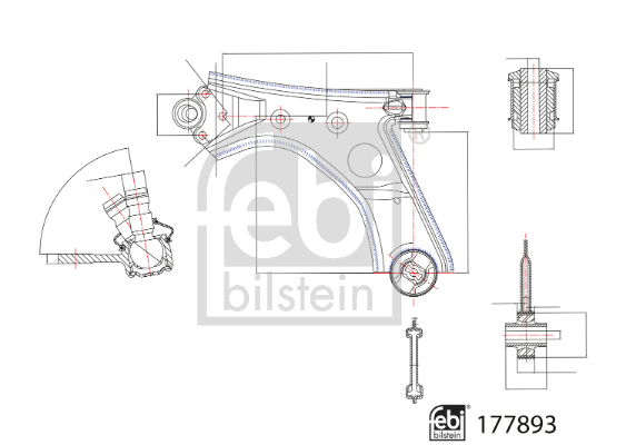 Febi Bilstein Draagarm 177893