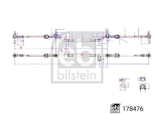 Febi Bilstein Spoorstang 178476