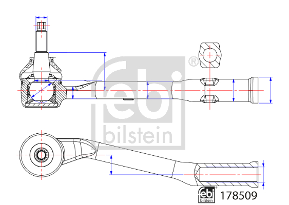 Febi Bilstein Spoorstangeind / Stuurkogel 178509