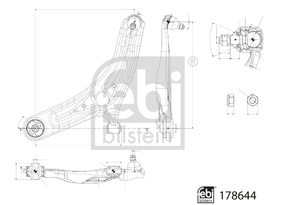 Febi Bilstein Draagarm 178644