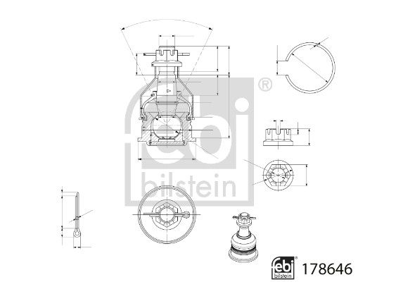 Febi Bilstein Fuseekogel 178646