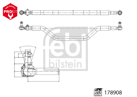 Febi Bilstein Spoorstang 178908