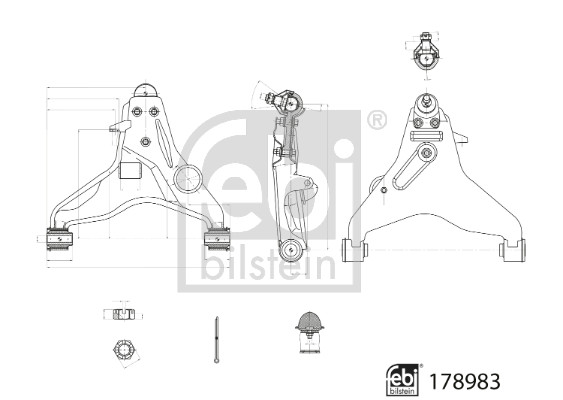 Febi Bilstein Draagarm 178983