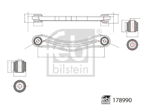 Febi Bilstein Draagarm 178990