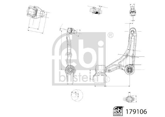 Febi Bilstein Draagarm 179106