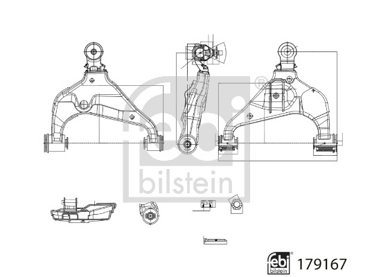 Febi Bilstein Draagarm 179167