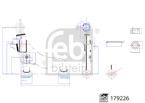 Febi Bilstein Draagarm 179226