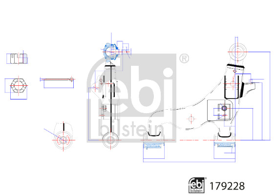 Febi Bilstein Draagarm 179228