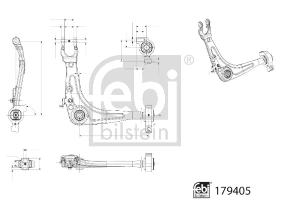 Febi Bilstein Draagarm 179405