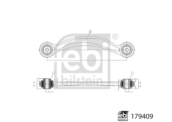 Febi Bilstein Draagarm 179409