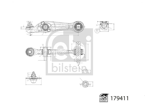 Febi Bilstein Draagarm 179411