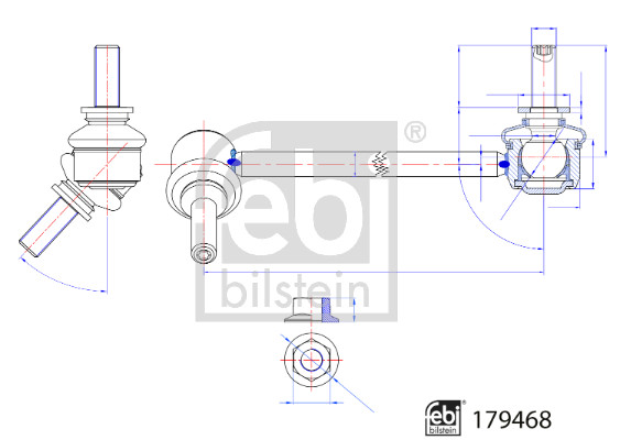 Febi Bilstein Stabilisatorstang 179468