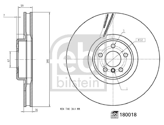 Febi Bilstein Remschijven 180018