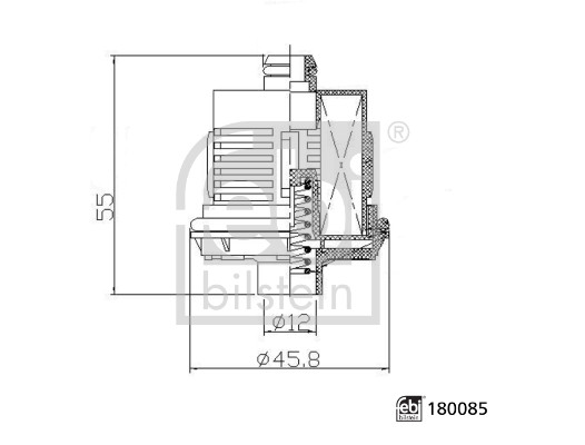 Febi Bilstein Klepstoter 180085