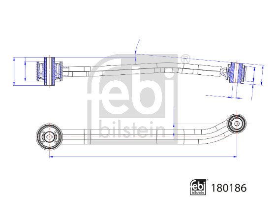 Febi Bilstein Draagarm 180186