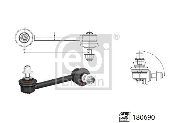 Febi Bilstein Stabilisatorstang 180690