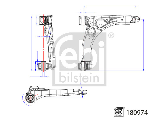 Febi Bilstein Draagarm 180974
