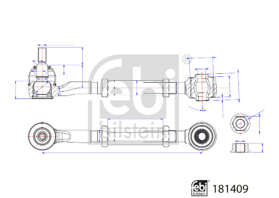 Febi Bilstein Draagarm 181409