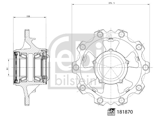 Febi Bilstein Wielnaaf 181870