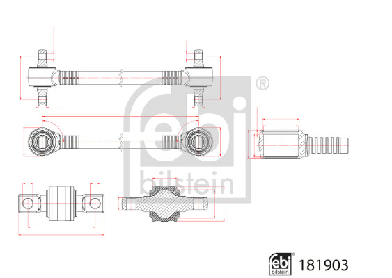 Febi Bilstein Draagarm 181903