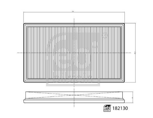 Luchtfilter Febi Bilstein 182130