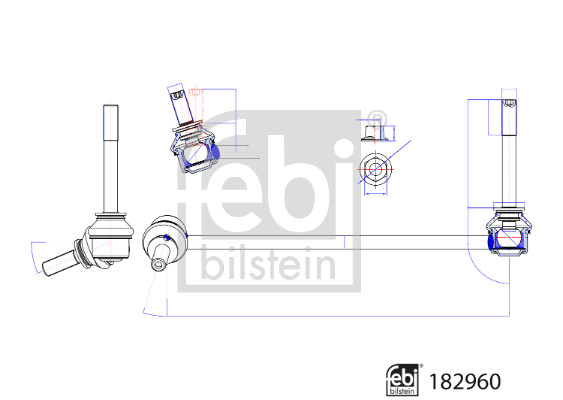 Stabilisatorstang Febi Bilstein 182960
