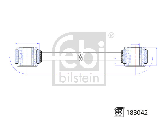Febi Bilstein Stabilisatorstang 183042