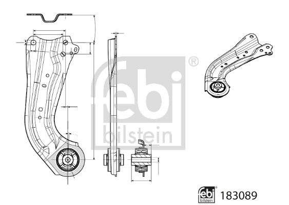 Febi Bilstein Draagarm 183089