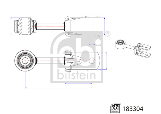 Febi Bilstein Stabilisatorstang 183304