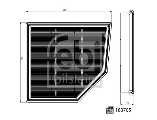 Febi Bilstein Luchtfilter 183705