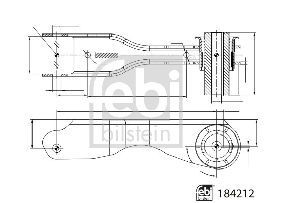 Febi Bilstein Draagarm 184212