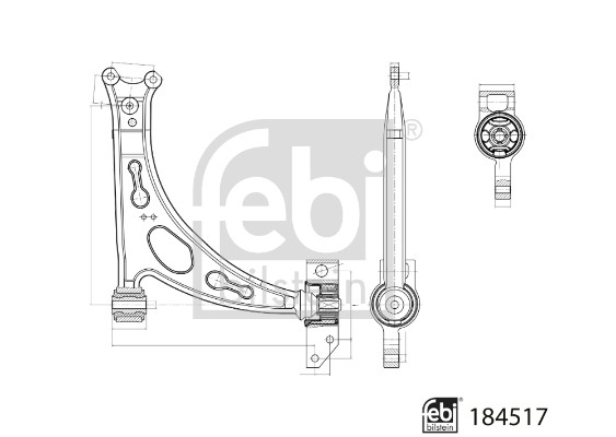 Febi Bilstein Draagarm 184517