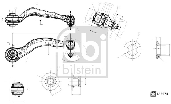 Febi Bilstein Draagarm 185574
