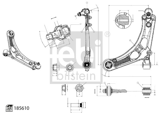 Febi Bilstein Draagarm 185610