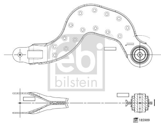 Febi Bilstein Draagarm 185909