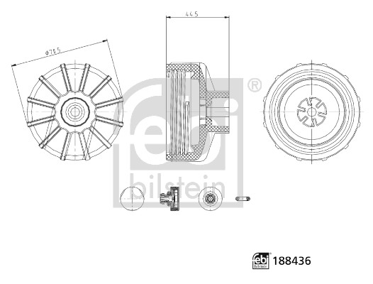 Febi Bilstein Ureumfilter 188436