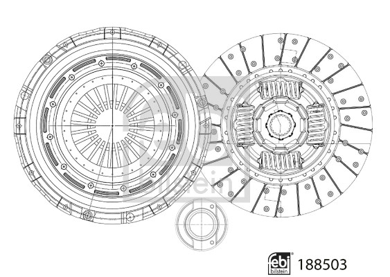 Febi Bilstein Koppelingsset 188503