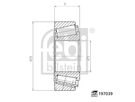 Febi Bilstein Wiellager 197039