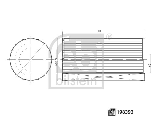 Febi Bilstein Luchtfilter 198393