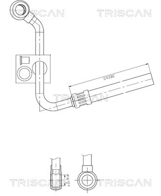 Triscan Hydraulische slang, besturing 8516 11025