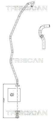 Triscan Hydraulische slang, besturing 8516 16031