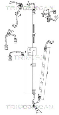 Triscan Hydraulische slang, besturing 8516 23012