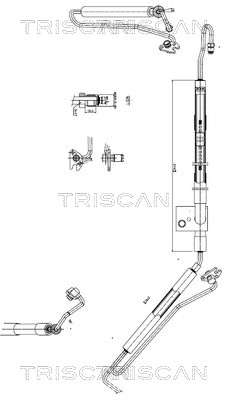 Triscan Hydraulische slang, besturing 8516 29040