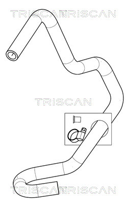 Hydraulische slang, besturing Triscan 8516 29094