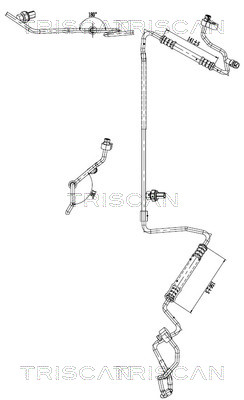 Triscan Hoge druk- / lage drukleiding, airconditioning 9010 11011