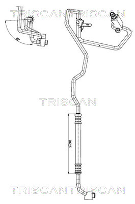 Triscan Hoge druk- / lage drukleiding, airconditioning 9010 15005