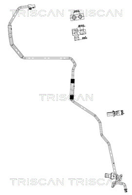 Triscan Hoge druk- / lage drukleiding, airconditioning 9010 69002